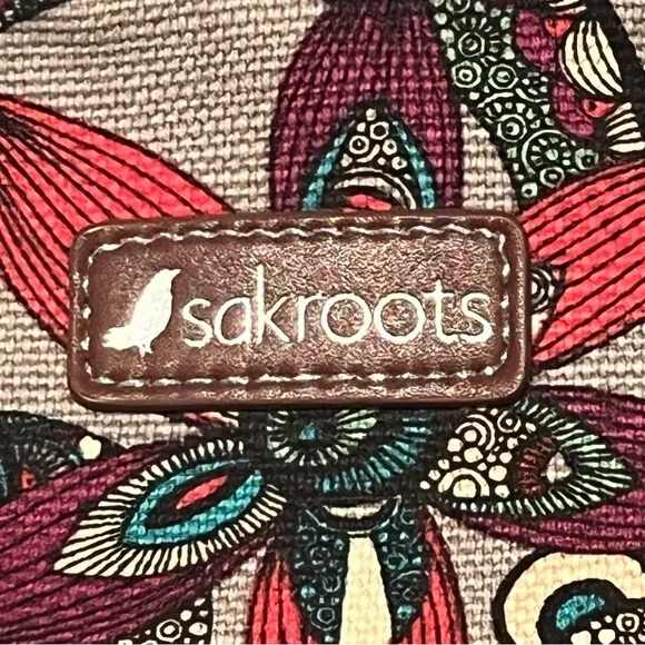 Sakroots Owl print Artists Circle Women's Backpack - Picture 9 of 16
